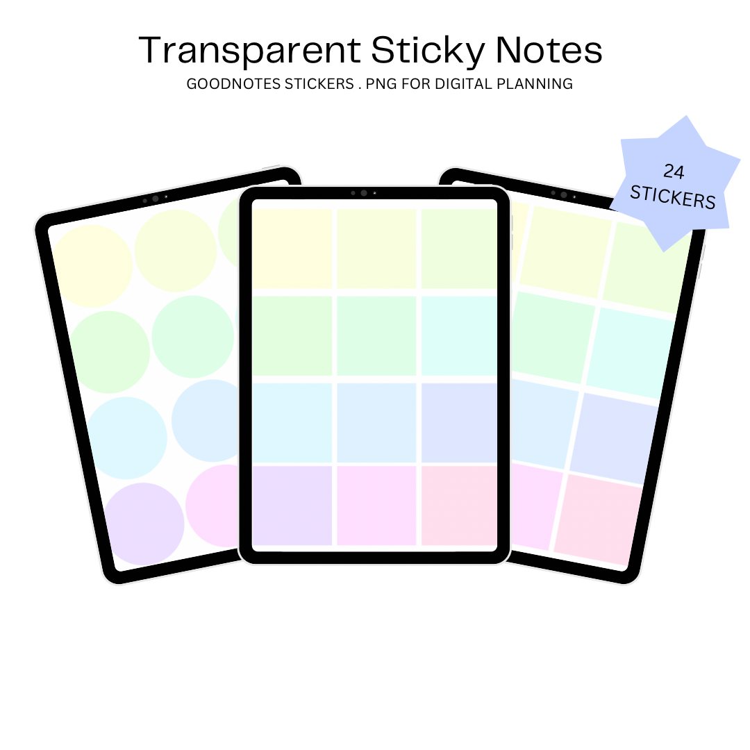 Transparent Digital Sticky Notes